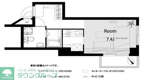 メゾンドール西荻窪の物件間取画像